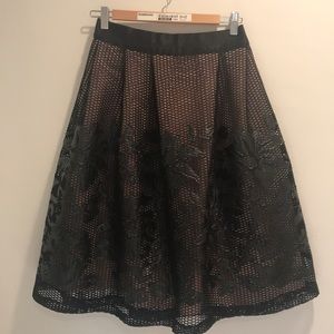 Gracia layered lace skirt